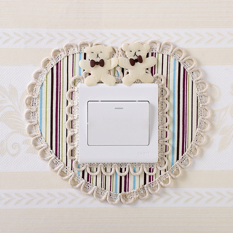 开关贴墙贴布艺双开开关保护套创意客厅卧室简约现代灯插座装饰套,居家布艺,开关套,淘宝优惠券,粉丝福利购,淘宝优惠卷