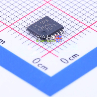运算放大器 OPA4364AIPWT TSSOP-14 TI/德州 电子元器件全新原装