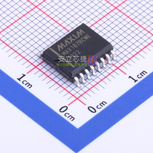 模数转换芯片ADC MAX187BCWE+T SOIC-16 MAXIM(美信) 电子元器件