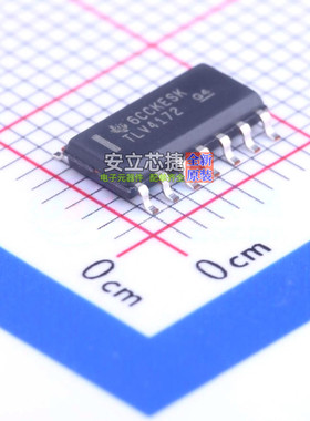 运算放大器 TLV4172IDR SOIC-14 TI/德州 电子元器件配单全新原装