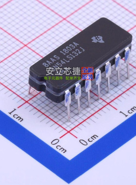 触发器 SN54LS132J CDIP-14 TI/德州 电子元器件配单全新原装