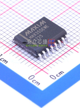 模拟开关/多路复用器 MAX355EWE+ SOIC-16 MAXIM(美信) 全新原装