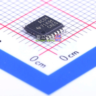 反相器 SN74AC04PWR TSSOP-14 TI/德州 电子元器件配单全新原装