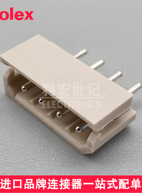 molex 22035045 2203-5045 22-03-5045莫仕间距2.50mm直针插座4P