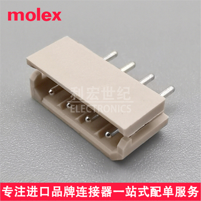 molex 22035045 2203-5045 22-03-5045莫仕间距2.50mm直针插座4P