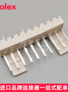 molex 22041101 2204-1101 22-04-1101莫仕间距2.50mm直针插座10P