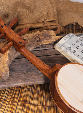 民族弹拨乐器刺猬紫檀木乐器高音阮乐器音色清亮赠全套配件802XRT