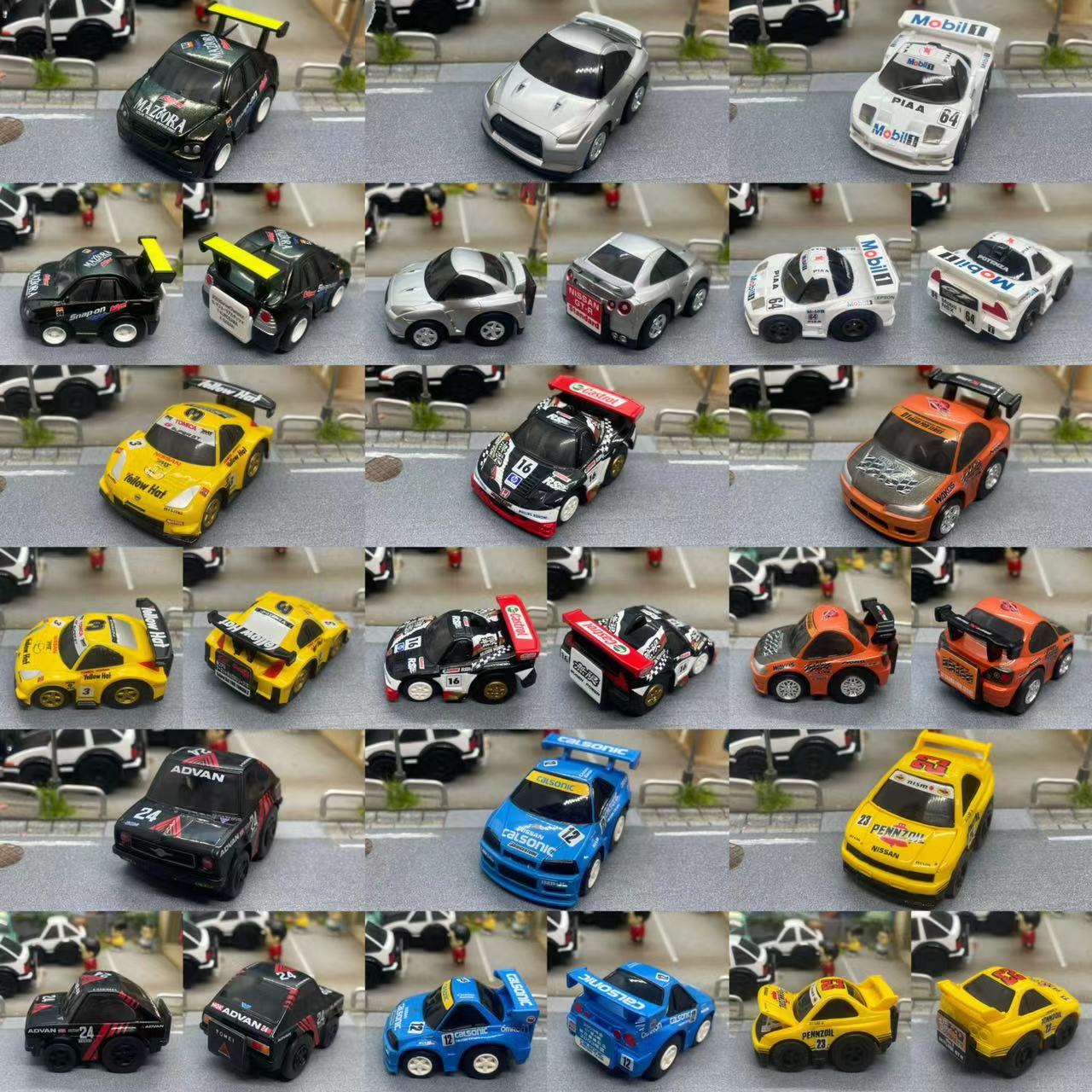 CHORO Q 巧乐车OMY  三角鸡 GTR 吉普 TN360 三菱回力车24-43