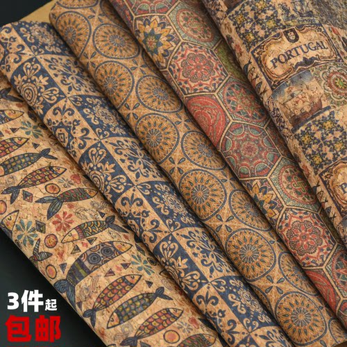 软木布30*40cm复古异域风情手工