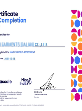 HIGG fslm  FSLM SLCP 社会责任报告 验厂报告 验厂资料 验厂文件