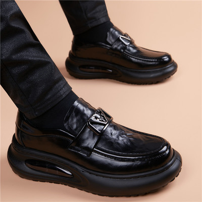 奥尔彼4厘米潮流商务休闲皮鞋