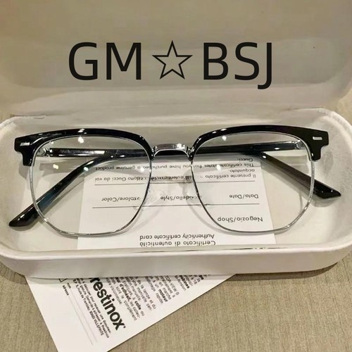 防蓝光半框眼镜女斯文