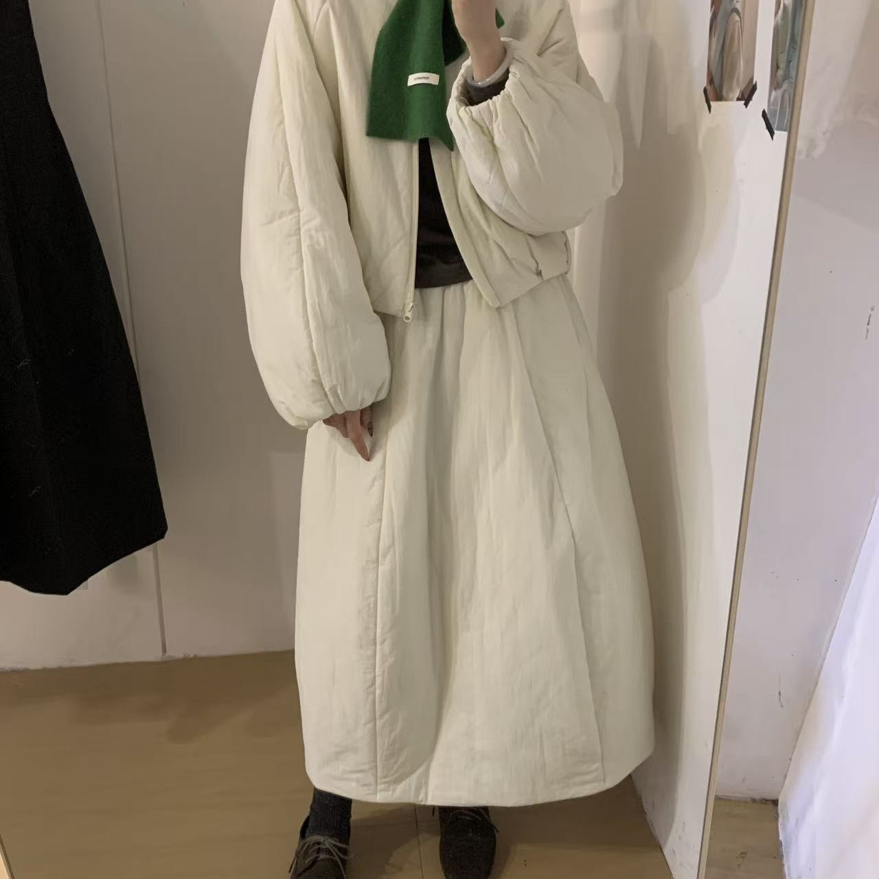 XINXIN-简约百搭保暖棉服时尚套装