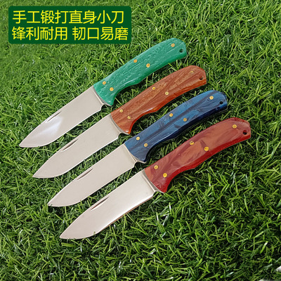 小刀手工锻打工艺厨房不锈钢刀具