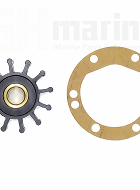 适用韦斯特贝克Westerbeke 33112  11764  33100船用海水泵叶轮
