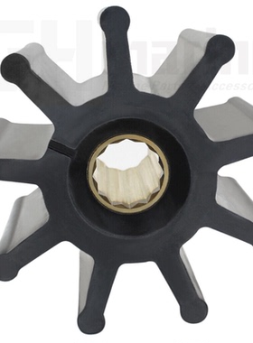 适用康明斯Cummins船用发动机海水冷却泵橡胶柔性叶轮 3866609