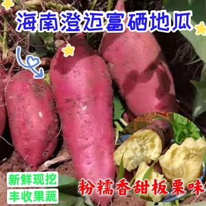 正宗海南澄迈桥头地瓜5斤红薯新鲜农家自种现挖沙地板栗红薯番薯