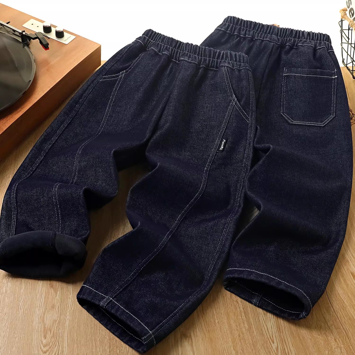 2026秋冬新款男女童加绒牛仔裤中大童洋气直筒裤儿童保暖休闲裤,童装/婴儿装/亲子装,儿童牛仔裤,淘宝优惠券,粉丝福利购,淘宝优惠卷