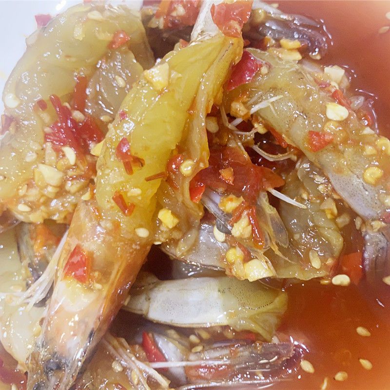 网红产品即食泰式无皮虾生呛大虾虾类制品