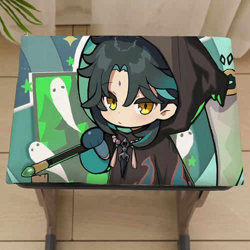 原神学生坐垫教室动漫椅子座垫屁垫屁股定制垫子防滑凳子椅垫久坐