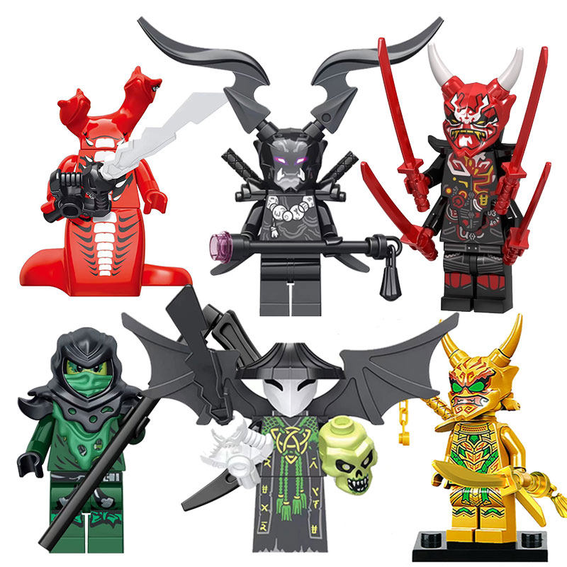 中国积木幻影忍者人仔黄金劳埃德16季鬼怪加满都摩罗人偶男孩玩具