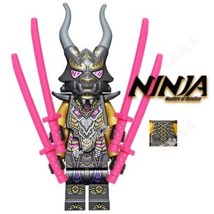 LE高积木幻影忍者人仔水晶之王16季海盗纳达可汗男孩拼装过年玩具