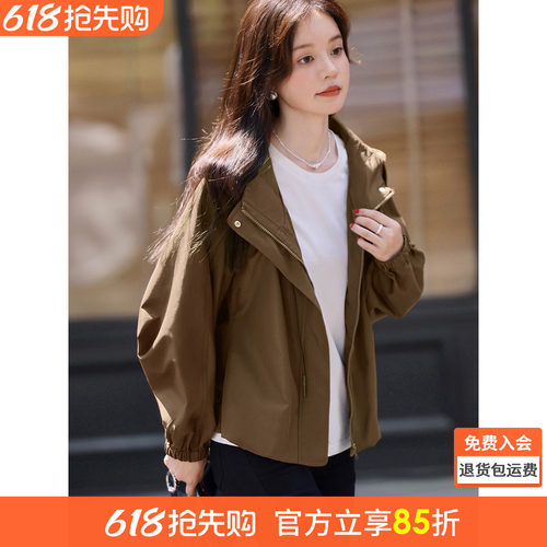 沫晗依美轻户外休闲宽松外套