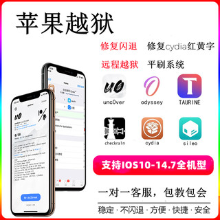 适用于ios手机苹果越狱iphone6s/8P/X/MAX/iOS14/12/13系统cydia