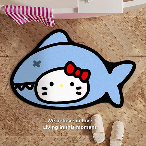 卡通异形浴室防滑地垫