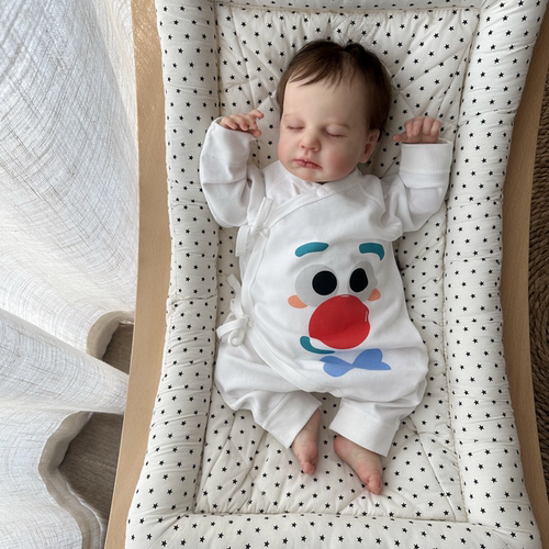 斜襟系带连体衣纯棉春秋搞怪小丑