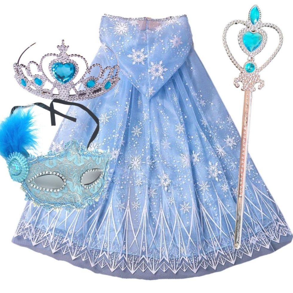 艾莎公主披风套装万圣节圣诞演出表演服儿童新年玩具孩子生日礼物,玩具/童车/益智/积木/模型,发光玩具,淘宝优惠券,粉丝福利购,淘宝优惠卷