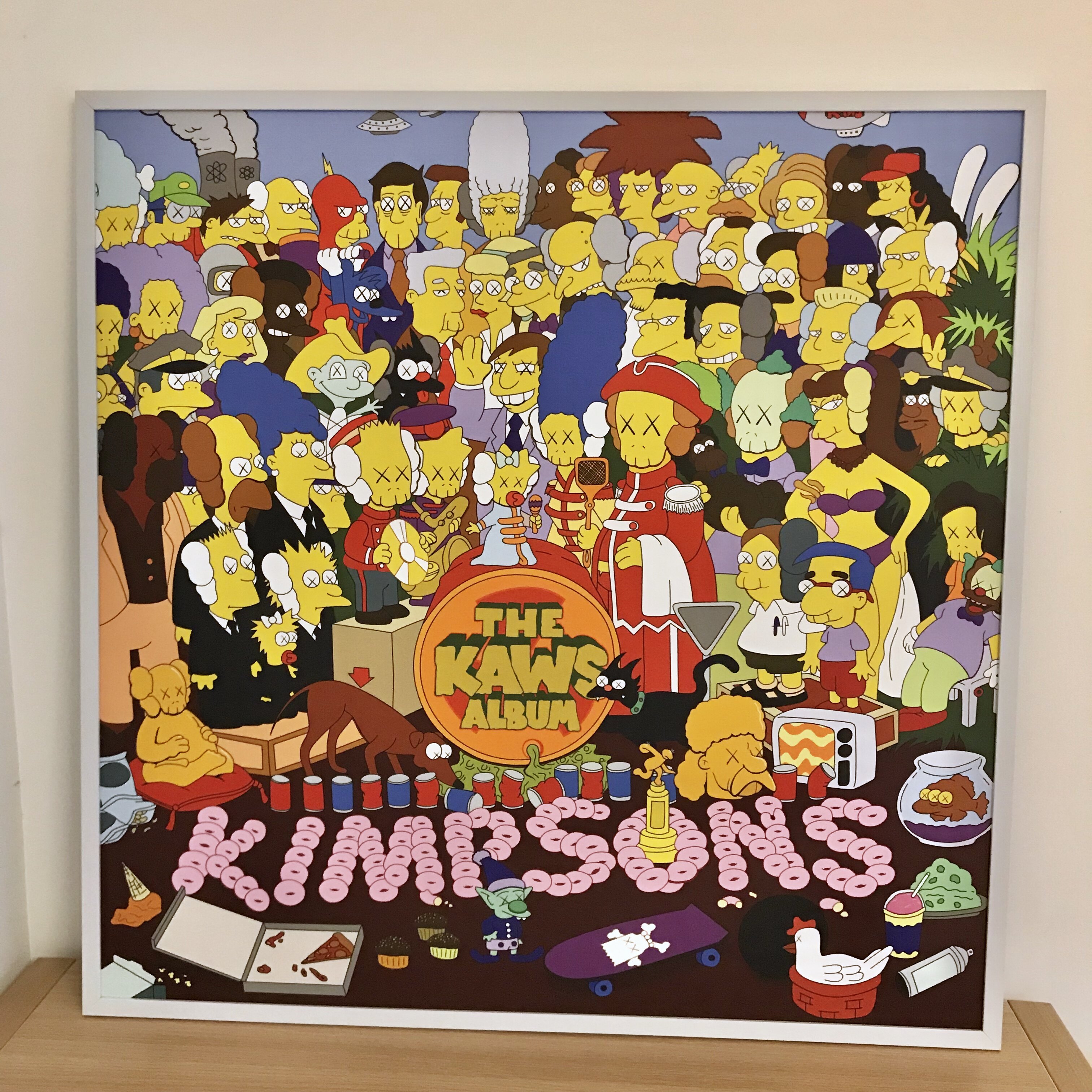 THE KAWS ALBUM 苏富比 一亿版画 披头士辛普森 原创潮流装饰画