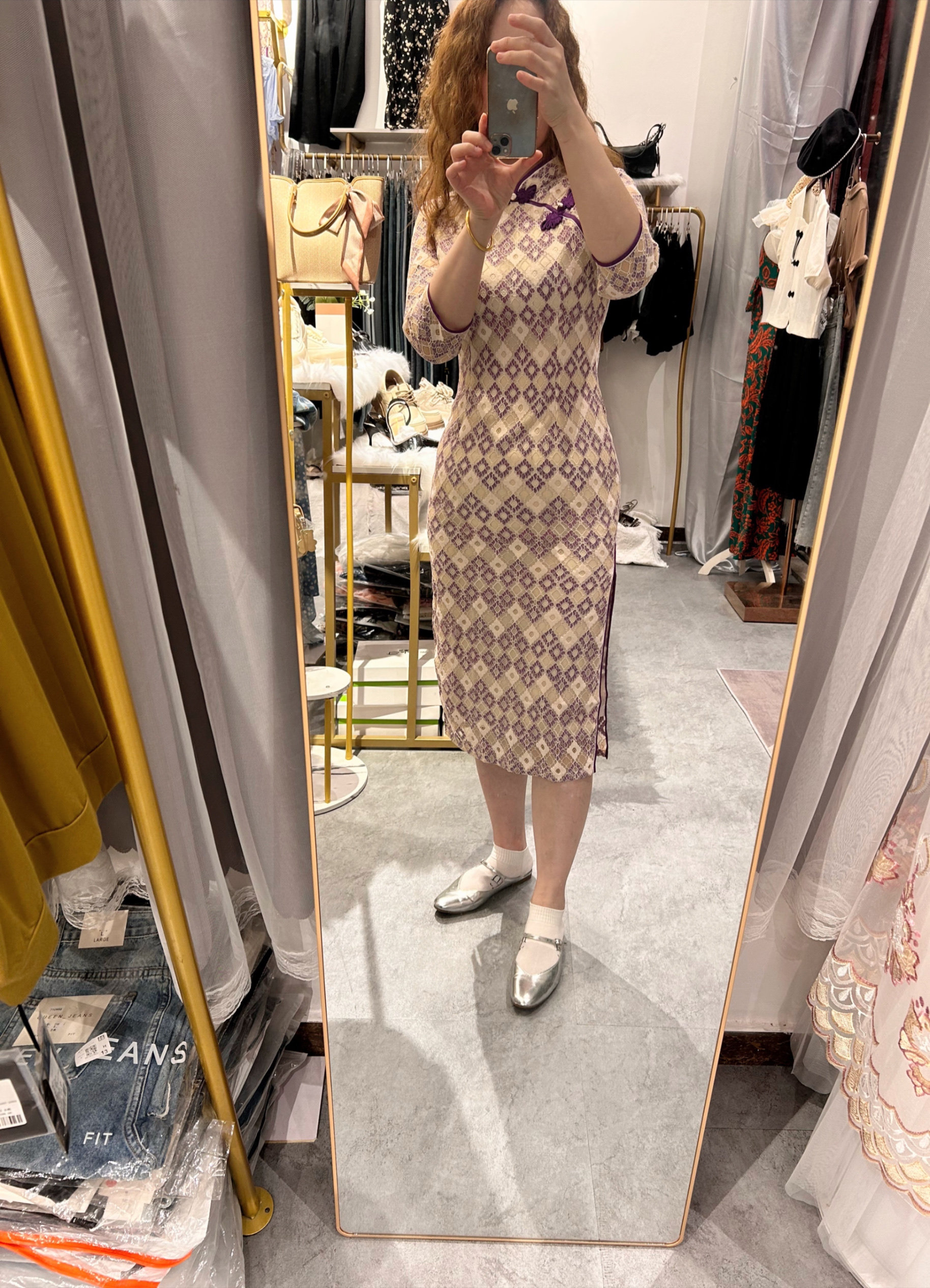 特包邮旗袍蕾丝连衣裙春夏季日常连衣裙