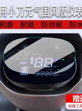 适用于小刀元气国风版电动车仪表膜F新元气液晶贴膜小刀麦琪保护膜圆气TDT23334Z显示屏非钢化膜23338Z配件