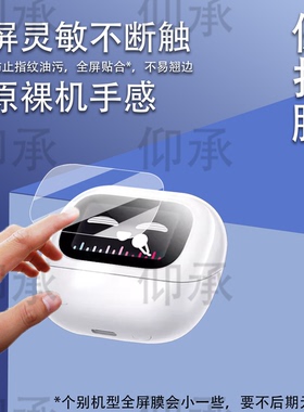 适用于绿联H6magic耳机贴膜S6magic无线蓝牙耳机保护膜T6Magic屏幕膜WS208耳夹式保护套WS211非钢化防刮高清