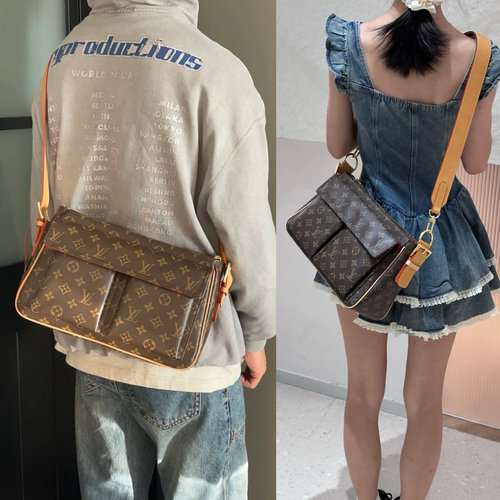 适用于lv骆驼包中小号中古加长斜跨替换腋下肩带植鞣革牛皮肩带