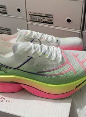 特步160X6.0p跑鞋马拉松碳板鞋男女跑步鞋竞速跑鞋运动鞋官方正品