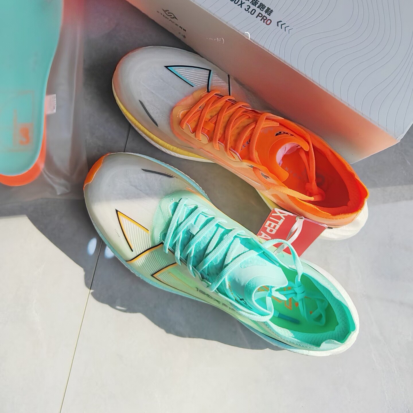 特步160X3.0Pro马拉松专业跑鞋碳板跑步鞋回弹缓震男子长运动跑鞋