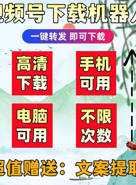 视频号下载原视频公众号视频无限次数全网Win系统采集文件神器mp4