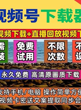 忙忙象视频号下载工具免费试用多平台不限平台音抖短视频拍下即发