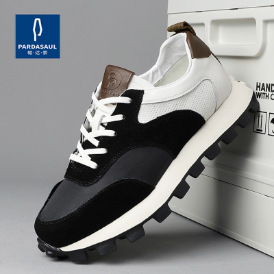 帕达索鞋子男潮鞋厚底轻便运动休闲鞋2025年新款透气阿甘鞋230231