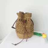 Летний плетеный ремешок для сумки ручной работы, пляжная сумка через плечо, на шнурках