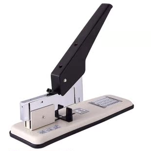 得力订书机重型加厚层特大号0393订210页装 饰广告财务办公订书机