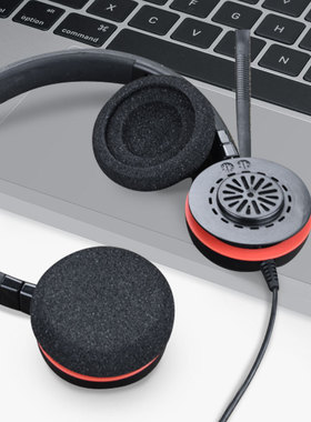适用捷波朗Jabra evolve 20 20se 30 30II 40 65 65+海绵耳套耳罩