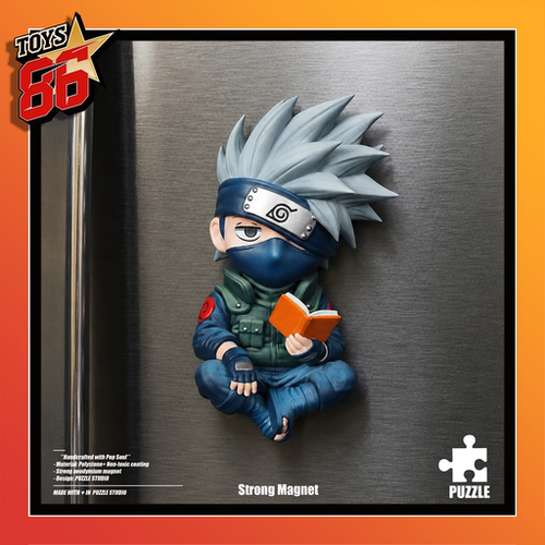 【86toys 新品】 PUZZLE 冰箱贴  火影忍者 卡卡西  第七班 雕像