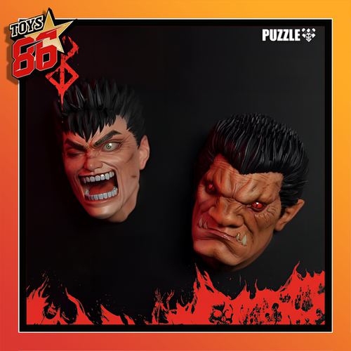 【86TOYS 现货】Puzzle 剑风传奇 佐德 格斯 冰箱贴 1/4 雕像 GK