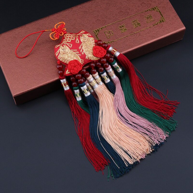 苏绣手工刺绣双面绣绣花挂件