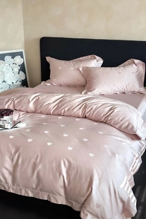 特级全棉光滑高密度全棉提花四件套全棉四季款床单款氛围感四件套