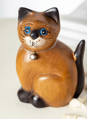 猫咪造型装饰摆件客厅家居工艺品