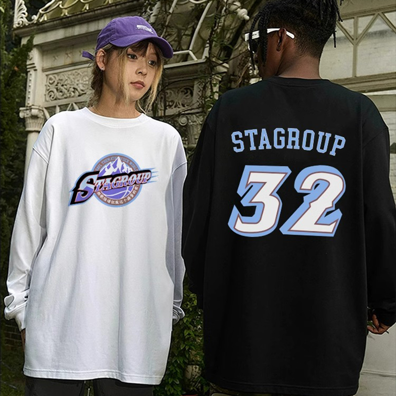 STA32号印花纯棉长袖打底衫